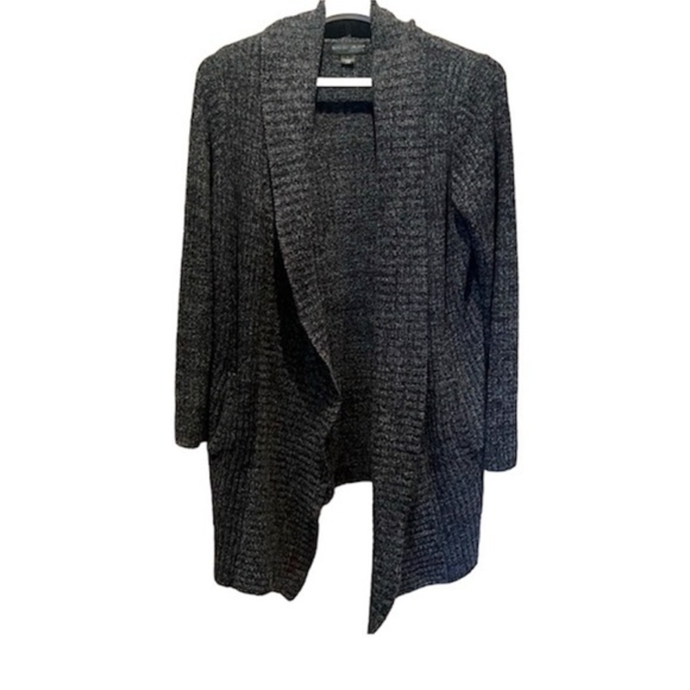 Barefoot Dreams CozyChic Lite Cardigan Sweater Gray  Size Large